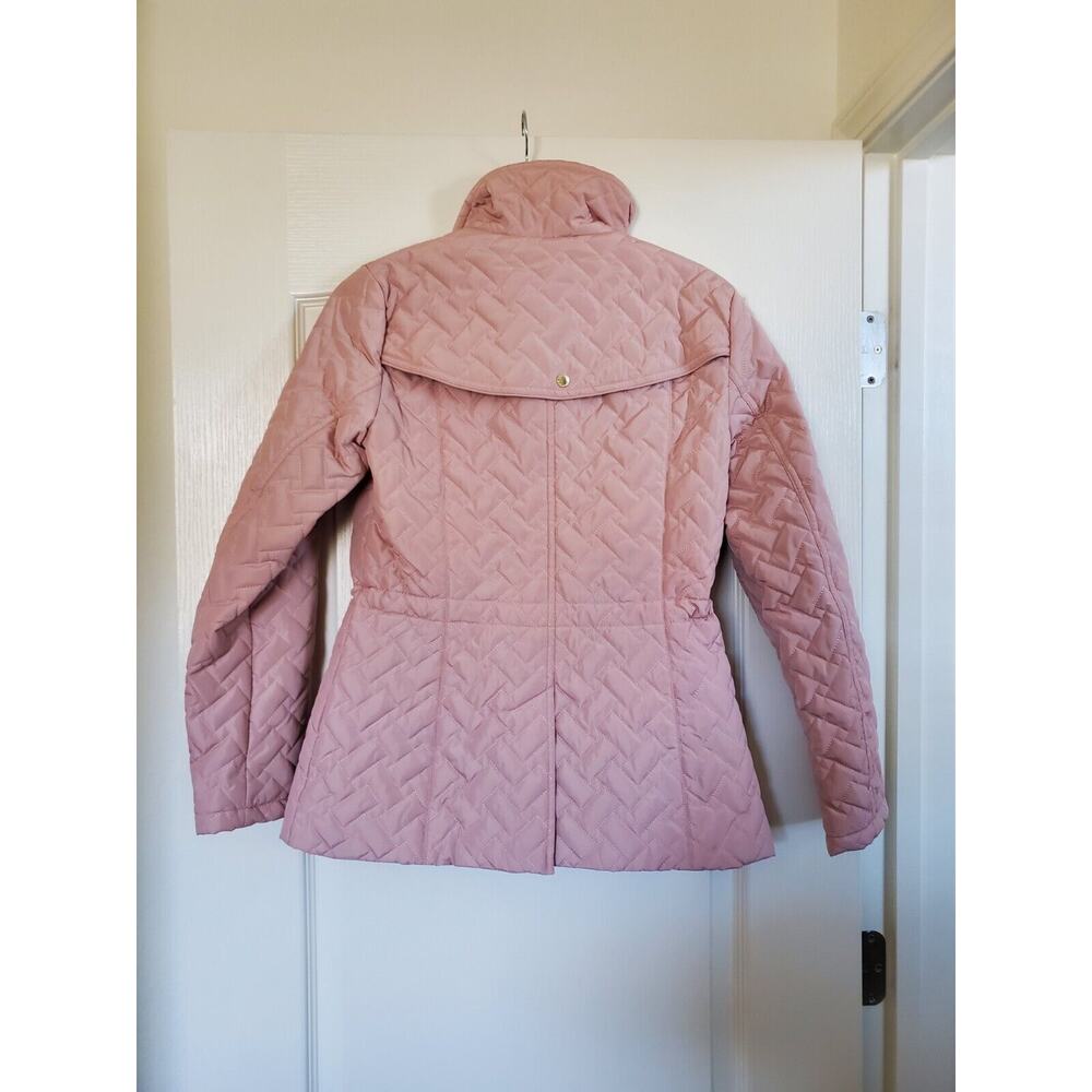 Cole Haan Blush Pink Quilted Jacket Coat NWT, Size XS - Picture 9 of 14